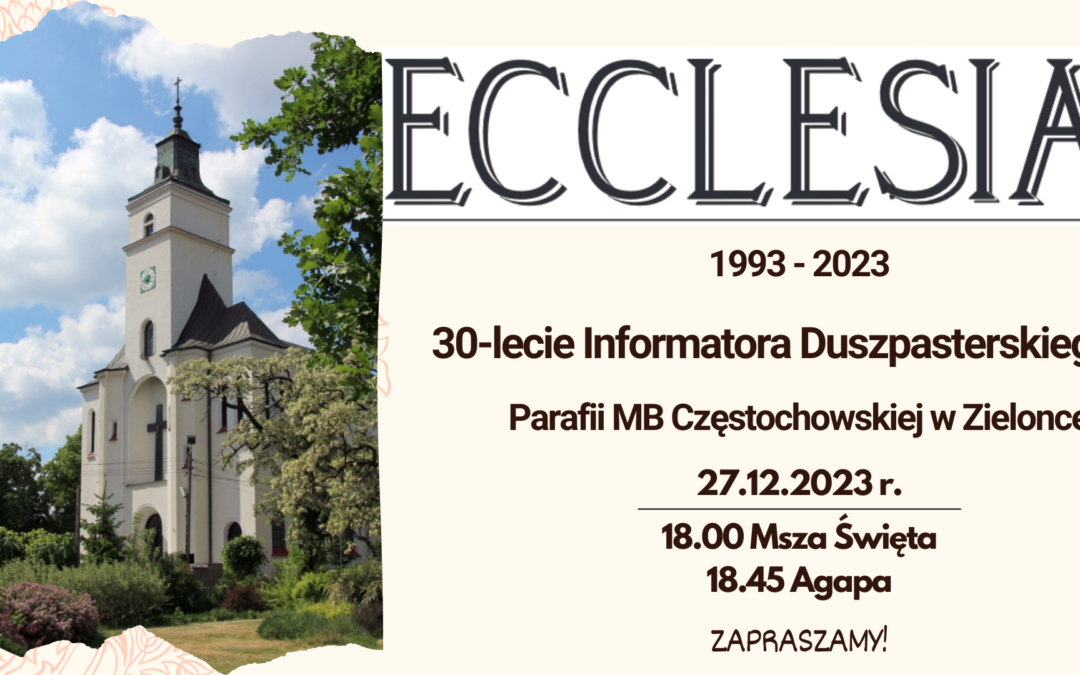 Jubileusz gazetki Ecclesia